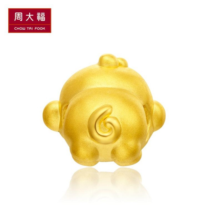 周大福十二生肖转运珠足金黄金坠R多款