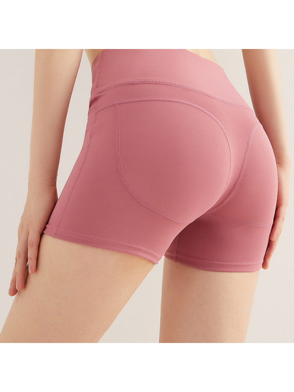 CeenBulled瑜伽裤女夏健身户外跑步提臀高腰运动短裤热裤运动安全骑行裤