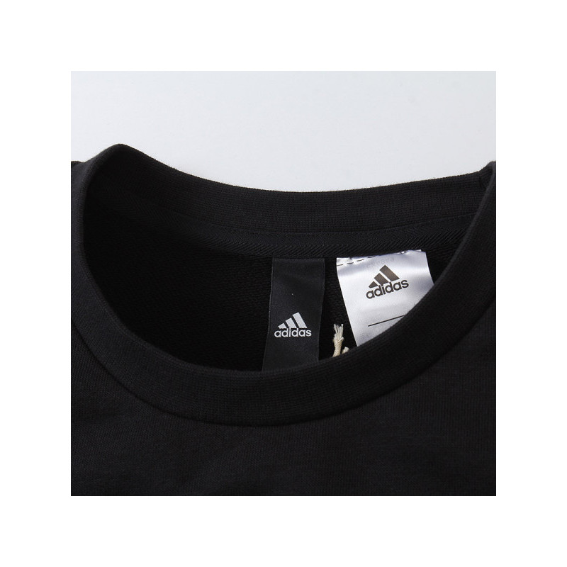 Adidas/阿迪达斯 男子运动服 秋季 休闲卫衣针织圆领套头衫CX4949 黑色 S