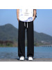 2026新款冰丝直筒裤男夏季潮牌薄款宽松时尚休闲长裤透气凉感裤子