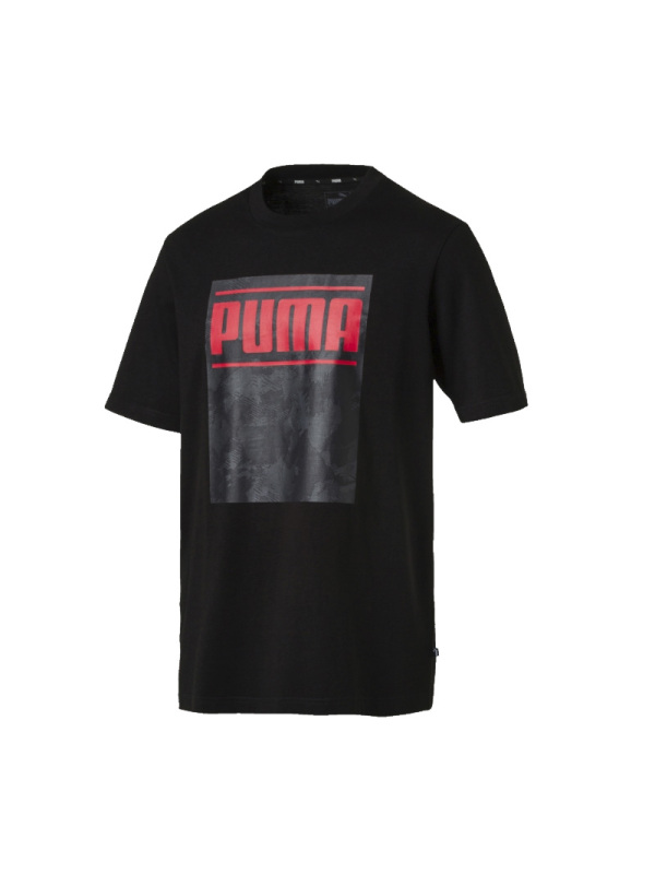 PUMA彪马短袖男运动上衣休闲宽松半袖T恤579552-01
