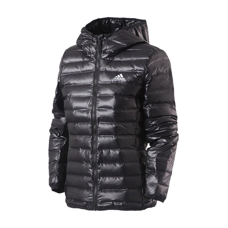 【自营】adidas阿迪达斯女服羽绒服保暖外套休闲运动服BQ1968 L BQ1968黑色