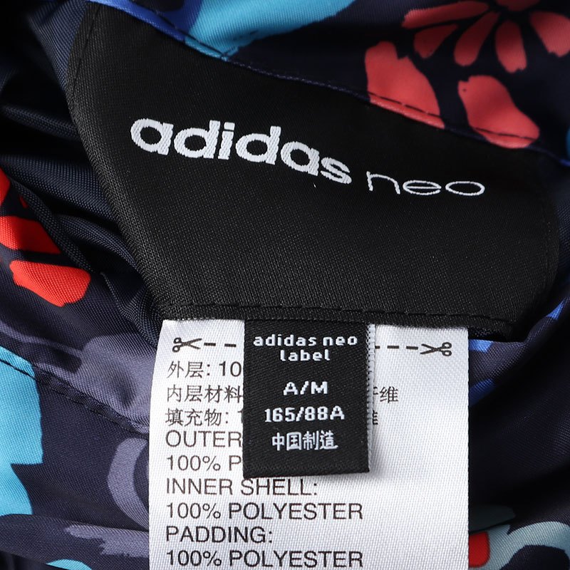 adidas阿迪达斯NEO女运动休闲棉服DZ7594 L DZ7594花色