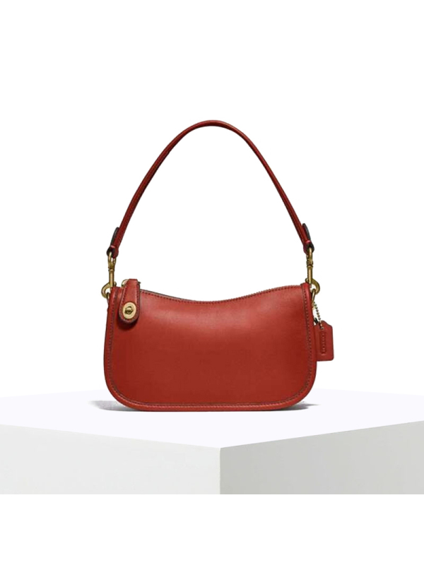 蔻驰COACH SWINGER 腋下包 椭圆扣 光面皮 C2643 女士单肩包