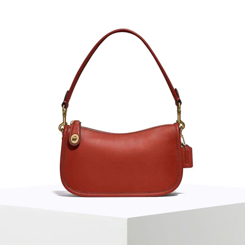 蔻驰COACH SWINGER 腋下包 椭圆扣 光面皮 C2643 女士单肩包图片