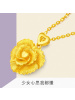 周大福花月佳期心形康乃馨金吊坠计价（工费138元）F206443