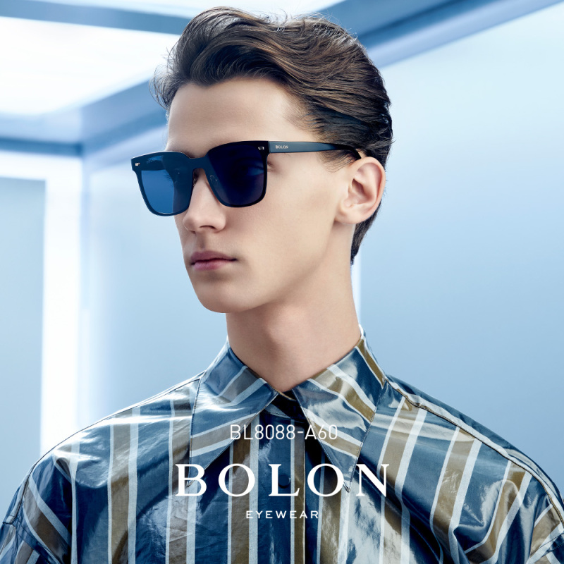 bolon暴龙眼镜男士太阳镜质感板材框墨镜潮bl8088视频