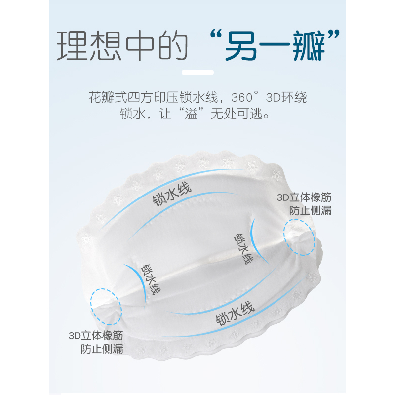 宝贝永恒智能律动纤韵单边吸乳器+防溢乳垫45P