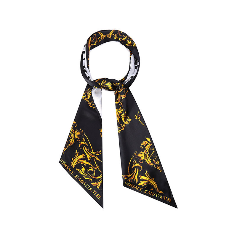 范思哲versacejeanscouture女士桑蚕丝围巾丝巾发带装饰带72ha7h06zg