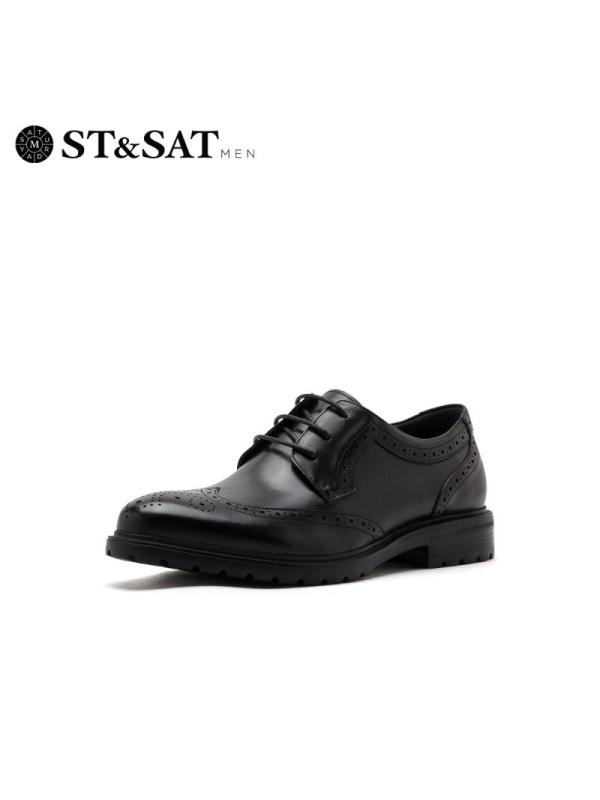 ST&SAT/星期六新款英伦男士休闲皮鞋潮鞋SS93120101