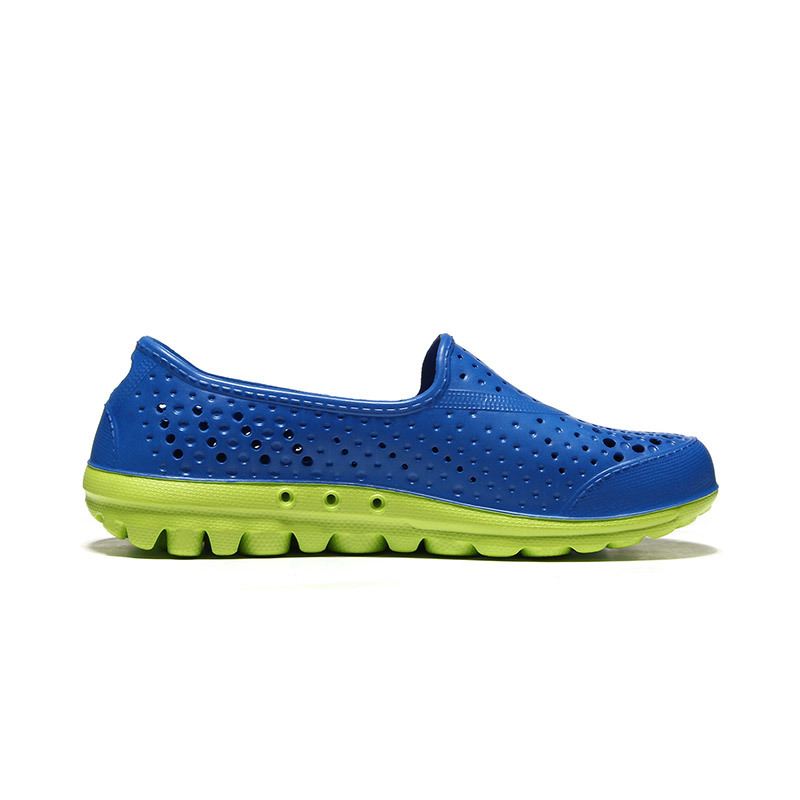 skechers斯凯奇男童休闲鞋套脚透气疏水凉鞋92165L 92165L/BLLM蓝色+柠檬色