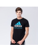 阿迪达斯adidas跆拳道新款男装训练跑步短袖运动休闲T恤-ADICTT_0