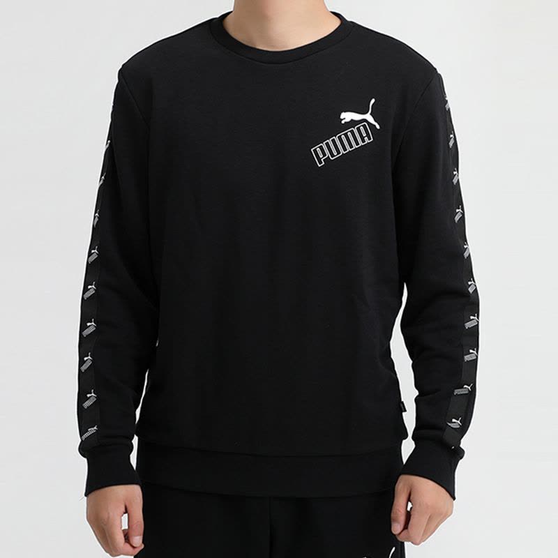 PUMA彪马旗舰卫衣男2020秋季新款串标运动服套头衫外套586914-01图片