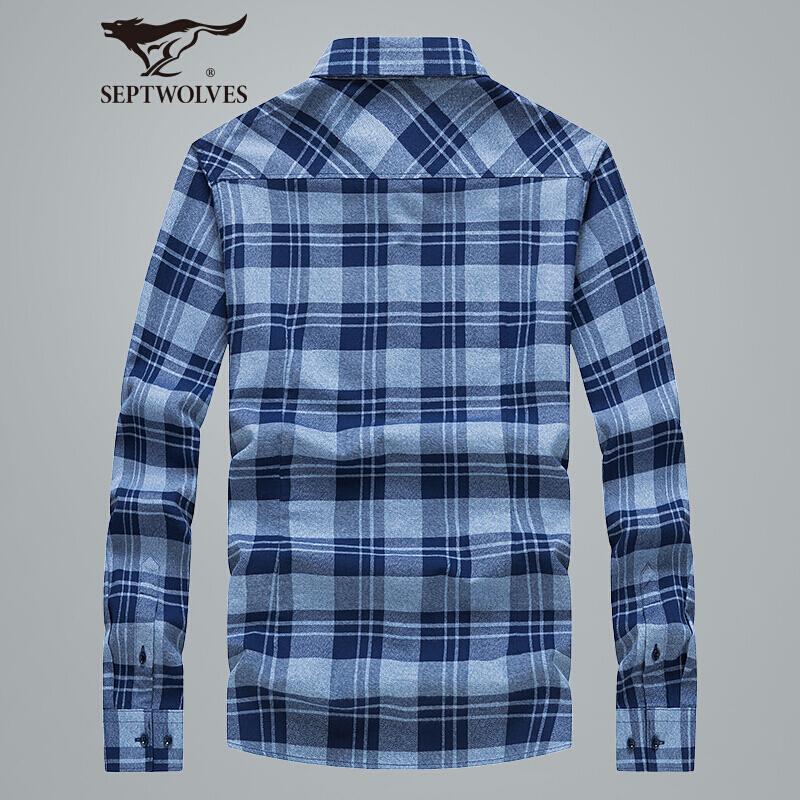 服装鞋帽>男装>男士衬衫>七匹狼(septwolves)>七匹狼(septwolves)男士