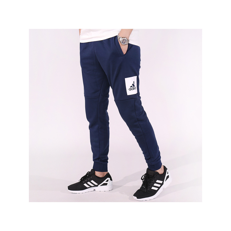 阿迪达斯运动裤男透气修身小脚裤跑步收腿长裤休闲裤bs4996