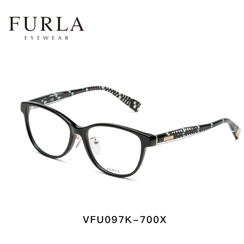 FURLA芙拉2018新款小框眼镜架小脸全框时尚眼镜框女潮个性