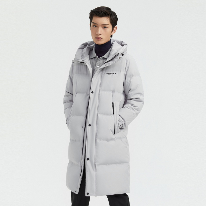 波司登羽绒服男士过膝长款2020新款休闲连帽保暖冬外套B00145171