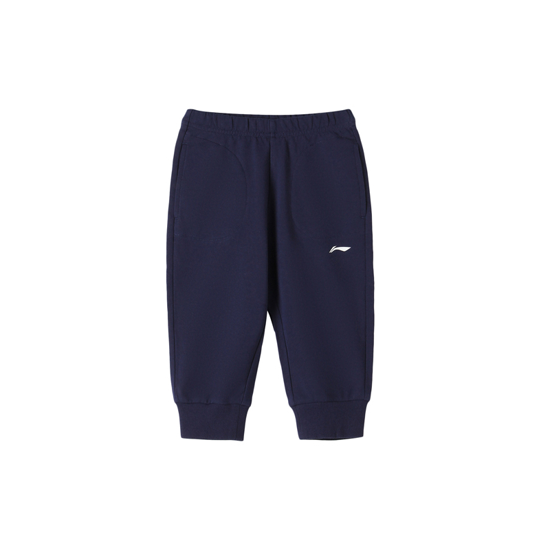 LI-NING KIDS男童3-6岁透气儿童休闲裤七分裤