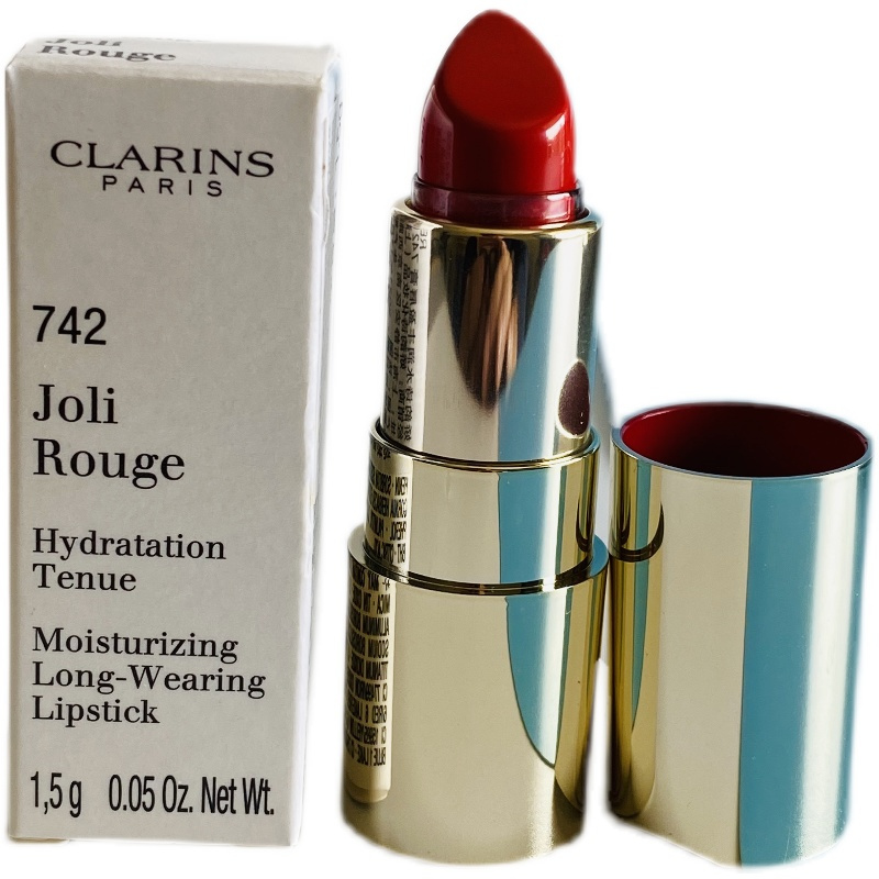 专柜小样娇韵诗clarine水润丰盈唇膏74215g3提气色显白