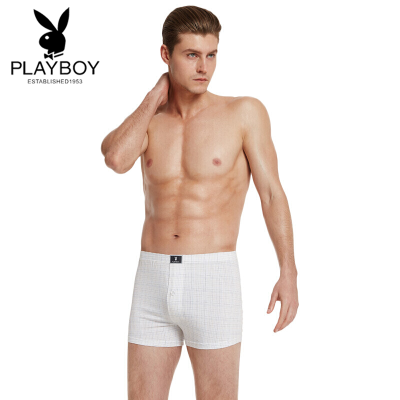 [苏宁自营]花花公子PLAYBOY 男士平角内裤5295 1条装