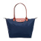 珑骧 LONGCHAMP 奢侈品 女士LE PLIAGE系列大号蓝色帆布长柄可折叠手提单肩包饺子包L1899 089 P