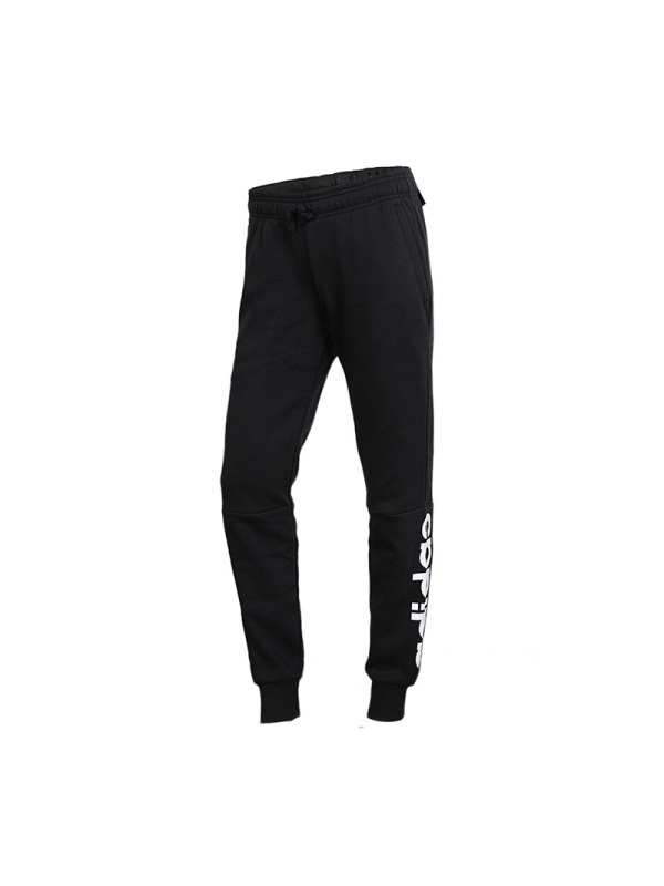 阿迪达斯正品女冬季加绒运动裤收脚保暖针织长裤收腿裤BK7065