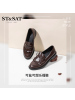 St&Sat/星期六简约蝴蝶结圆头深口一脚蹬单鞋女SS03112142