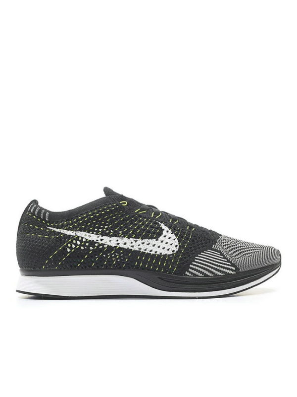 NikeFlyknitRacer黑白阴阳鸳鸯飞线男女休闲跑鞋526628-01