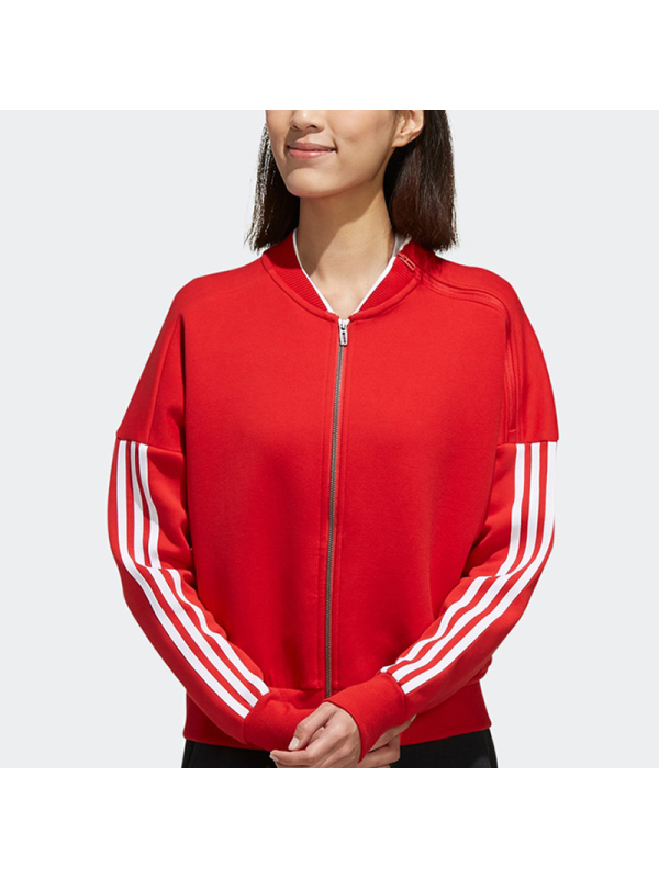 Adidas阿迪达斯女夹克2020秋季新款立领防风休闲运动服外套EH3855