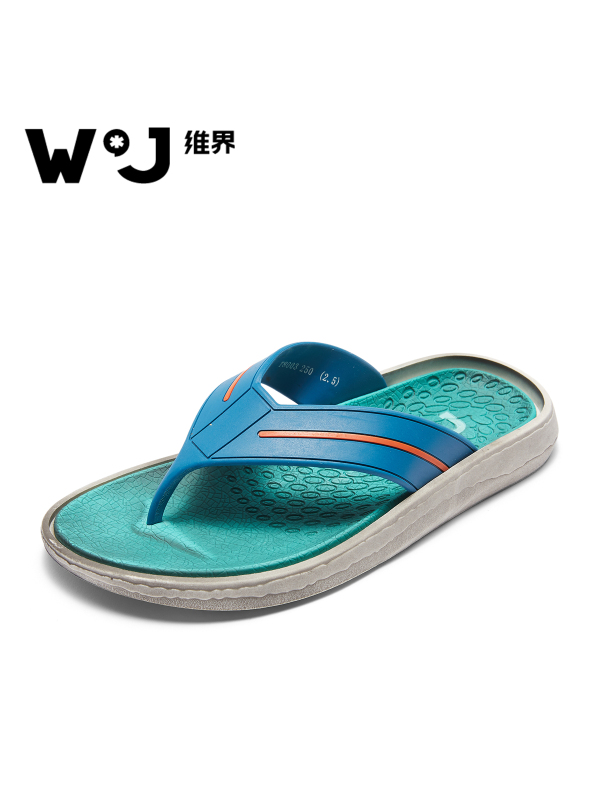 维界维界2018夏季新款男士人字拖夏季潮流外穿沙滩防滑耐磨时尚拖鞋男