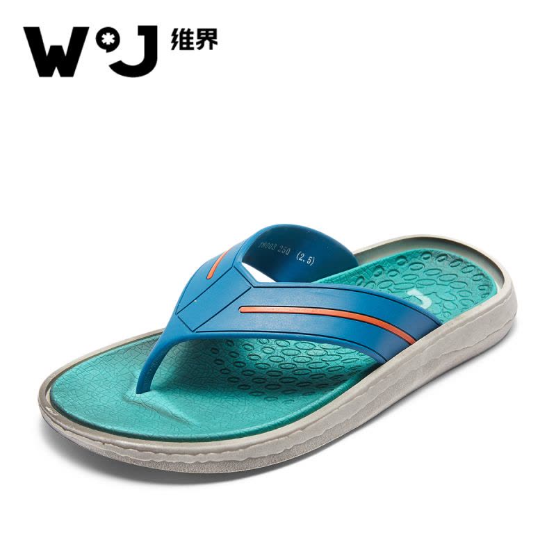 维界维界2018夏季新款男士人字拖夏季潮流外穿沙滩防滑耐磨时尚拖鞋男图片