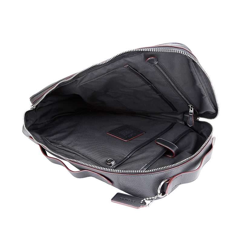 自营新品coach蔻驰品男士专柜款大号黑色手提单肩斜挎公文包双肩包