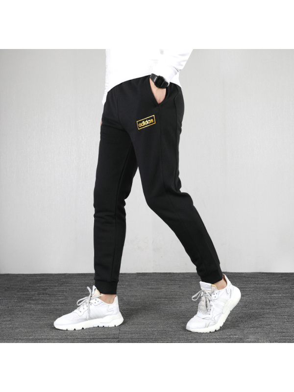 Adidas阿迪达斯跑步裤男裤2020冬季新款运动裤子休闲裤长裤FP7483