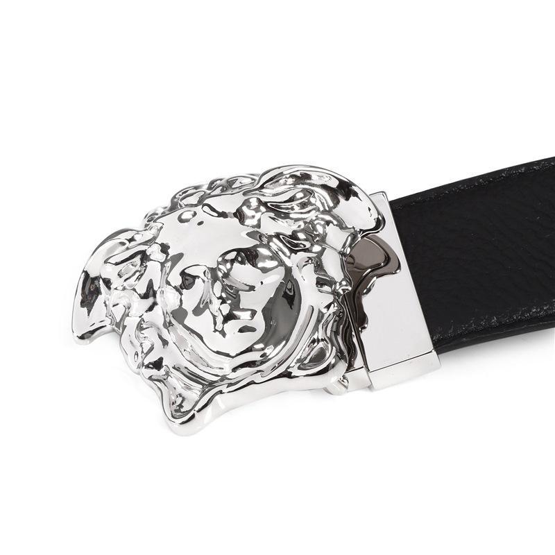 Versace 范思哲 男士皮革双面板扣式皮带腰带 DCU6705 DVSAHS