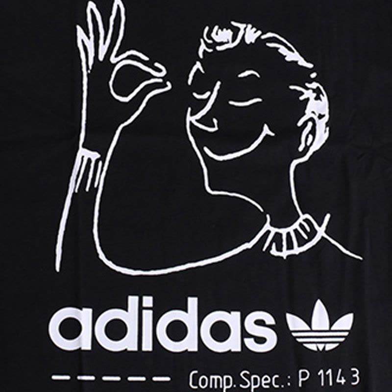 ADIDAS阿迪达斯三叶男子运动休闲透气短袖T恤-CZ1764图片