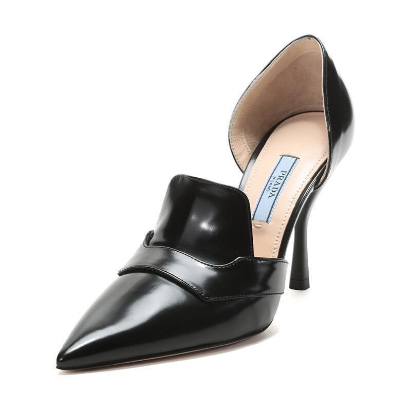 prada普拉达女士牛皮高跟鞋皮鞋1i232l055参数