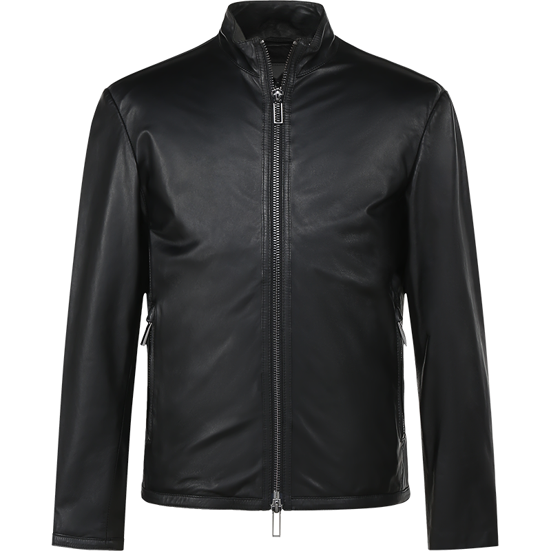 EMPORIO ARMANI 阿玛尼 男士 羊皮革皮衣夹克外套A1R04P A1P16
