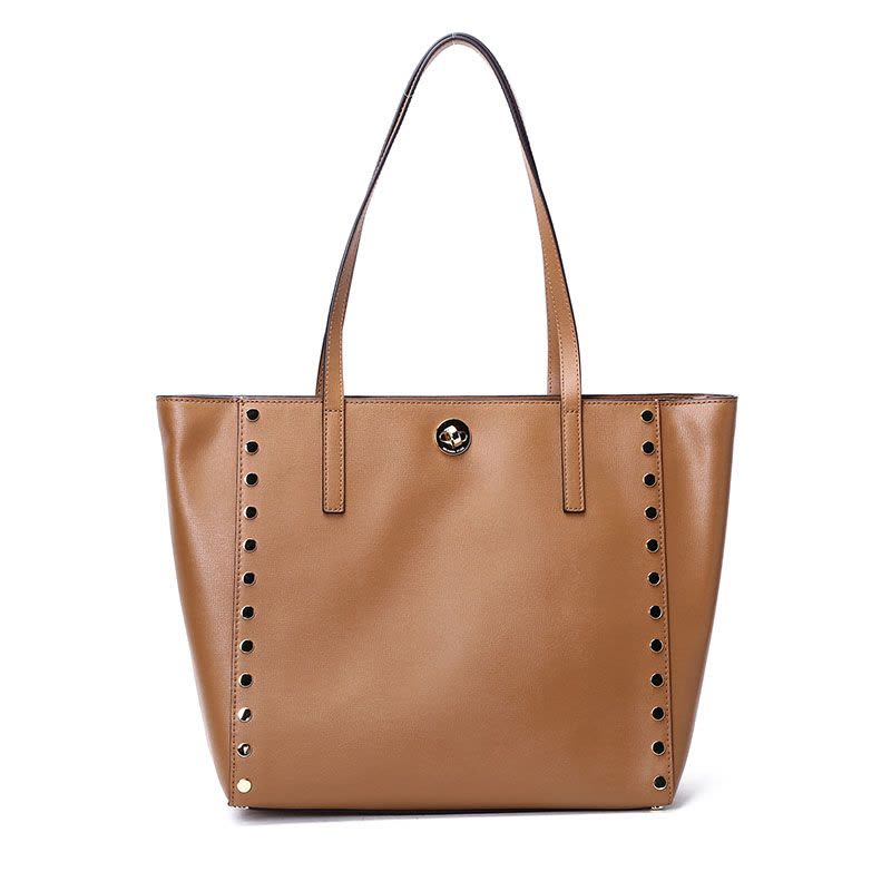 Michael Kors/迈克·科尔斯 女士铆钉饰边手拎单肩包 30S7GR7T3L图片