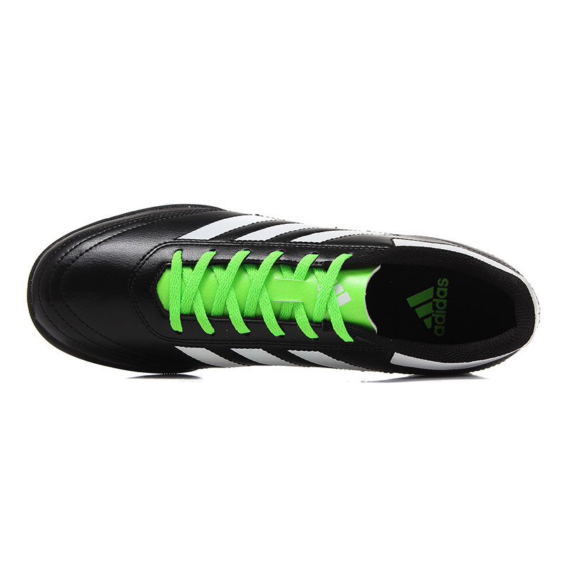 【自营】adidas阿迪达斯男子足球鞋夏季TF碎钉运动鞋BB0585 BB0585一号黑+白+太阳能绿