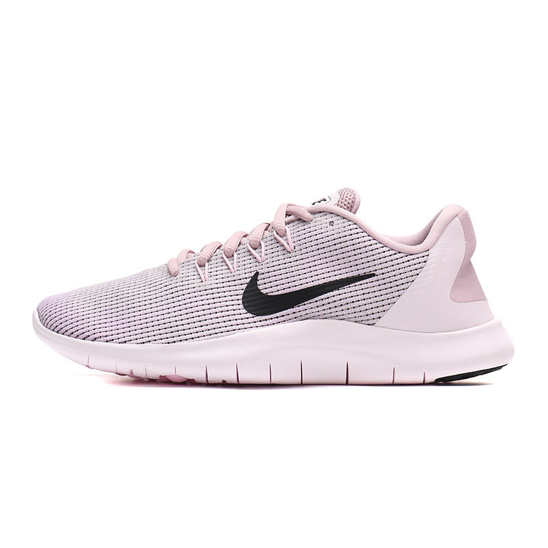 NIKE耐克女鞋跑步鞋FLEX系列时尚轻便休闲运动鞋AA7408 AA7408-500粉紫红+黑+粉色+淡粉