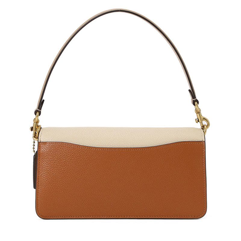 蔻驰 COACH 91215B4SBI 通勤肩背包 织物拼皮 女士单肩包91215图片