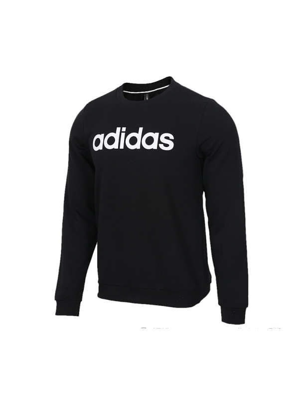 Adidas阿迪达斯NEO男装春季运动圆领卫衣针织衫DW7923