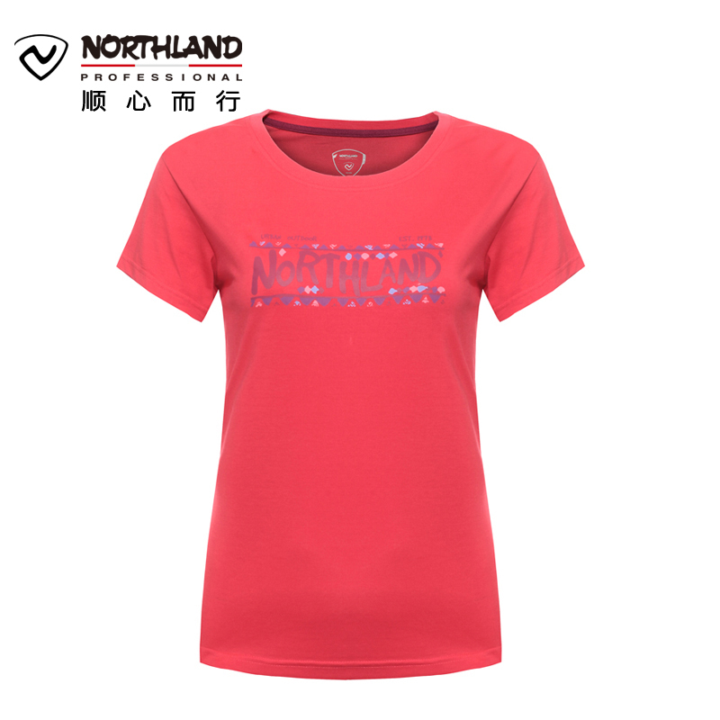 诺诗兰（NORTHLAND）户外女式圆领短袖T恤GL042236