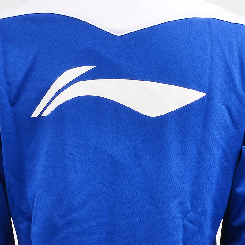 李宁(li-ning)运动服女子训练运动透气开衫运动女外套羽毛球服 awdj