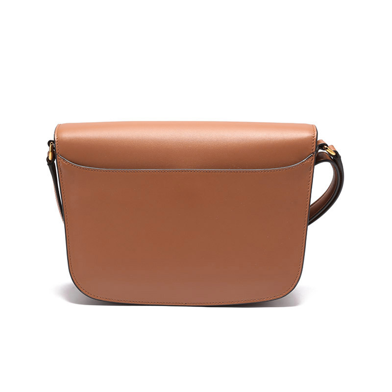 菲拉格慕salvatoreferragamo女士trapezio系列牛皮革单肩斜挎包中号