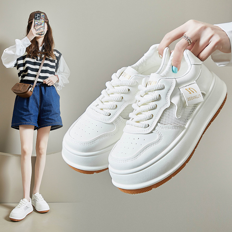 夏季小白鞋新款韩版ins女学生增高透气运动板鞋潮休闲鞋z6602