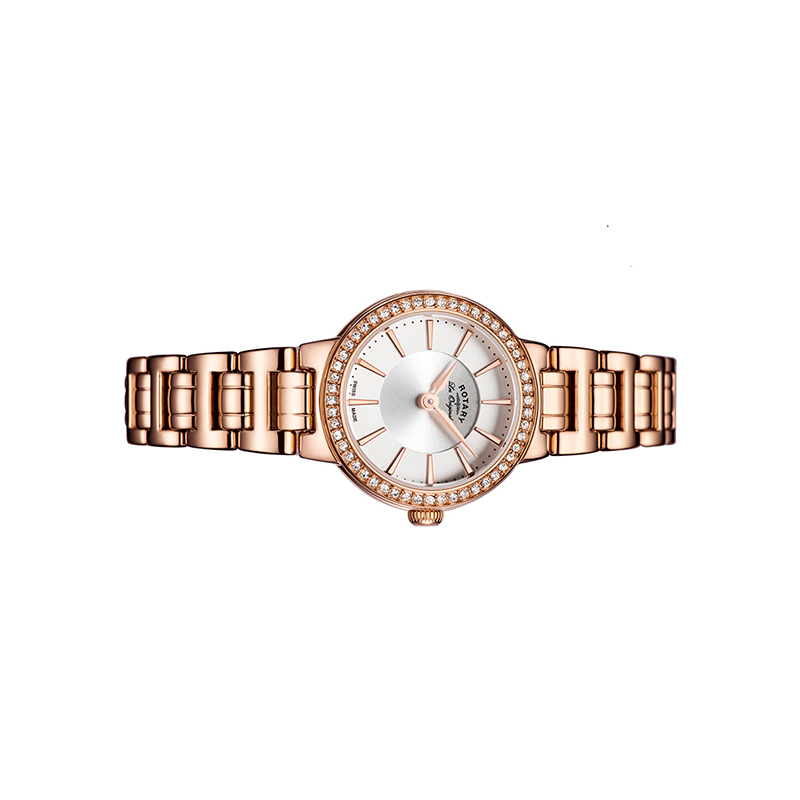 Rotary 劳特莱石英表女经典系列瑞士品牌休闲商务女士腕表LB90085-02