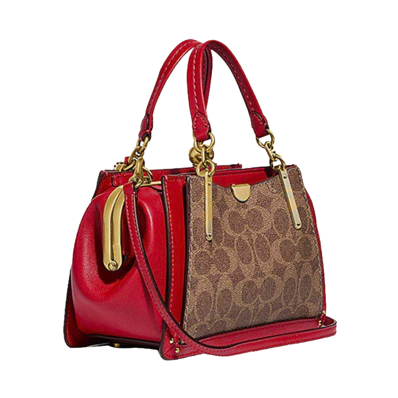 蔻驰coachrexybyguangyu限量吻锁dreamer21号女士单肩手提包76018b4p