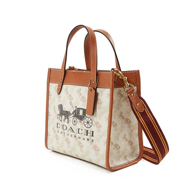 COACH蔻驰 FIELD 22 马车图案印花托特包 C8456 奢侈品女包图片