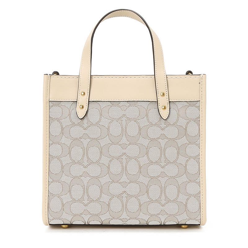 COACH FIELD TOTE TOTE包 LOGO印花 织物拼皮 C3865图片